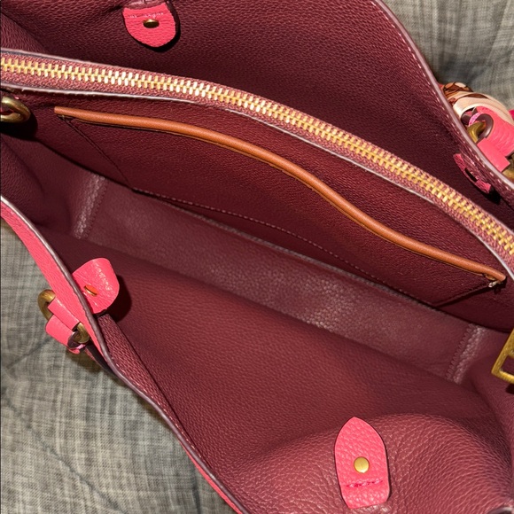 Coach Bag Tyler Carryall 28 Pink Small Tote - Picture 15 of 17